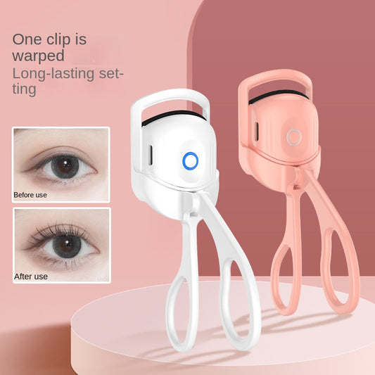 Portable Electric Heated Eyelash Curler with Temperature Control