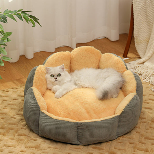 Pet Shell Nest Plush Thickened Cat Kennel Removable And Washable
