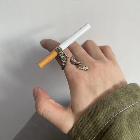 Hipster Smoking Ring Creative Gifts