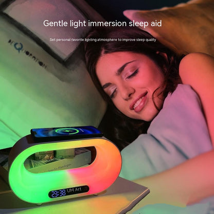 3-in-1 Smart LED Lamp: Light, Charger, Alarm (APP-Controlled)